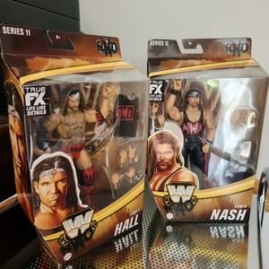 NWO WWE FIGURES LEGENDS SET - Scott Hall and Kevin Nash
